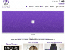 Tablet Screenshot of myblowbar.com